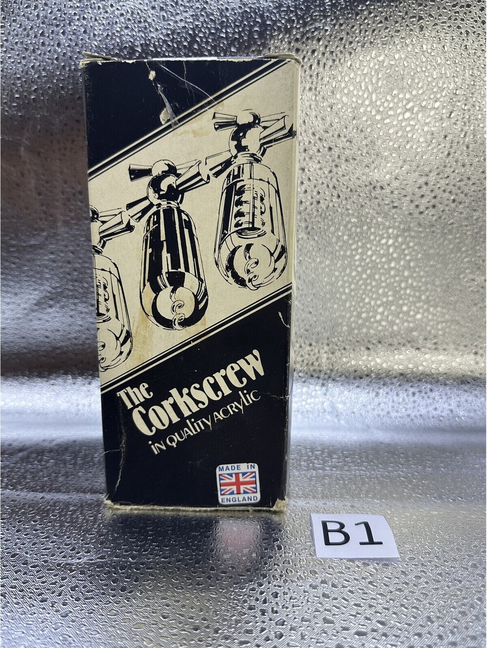 Vintage IMP Designs Acrylic Corkscrew Made in England w/ Box & Manual B1